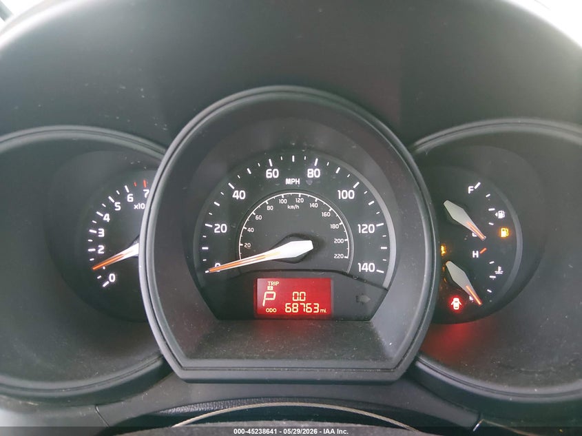 2016 Kia Rio VIN KNADM4A32G6590552 IAAI salvage auction — FRONT END, Salvage Title, sold $875 on 2026-07-07 (photo 7)