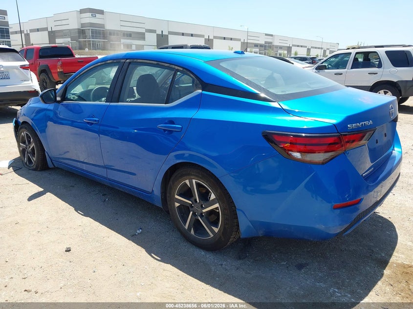 2024 Nissan Sentra VIN 3N1AB8CVXRY203150 IAAI salvage auction — LEFT FRONT, Original (Texas), sold $7,200 on 2026-07-28 (photo 3)