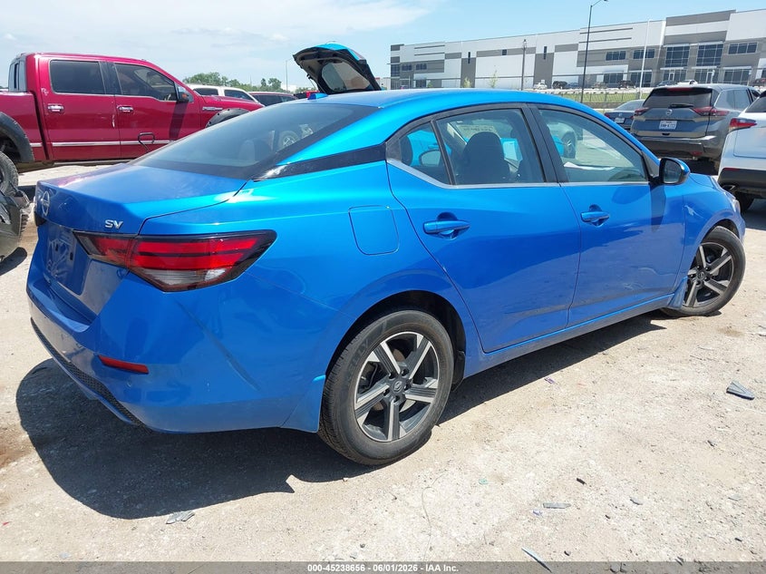 2024 Nissan Sentra VIN 3N1AB8CVXRY203150 IAAI salvage auction — LEFT FRONT, Original (Texas), sold $7,200 on 2026-07-28 (photo 4)