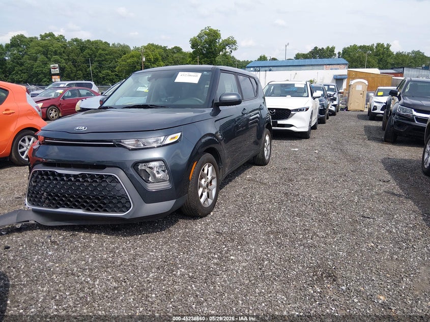 2021 Kia Soul VIN KNDJ23AU7M7767293 IAAI salvage auction — FRONT END, Salvage Title, sold $2,100 on 2026-07-28 (photo 2)