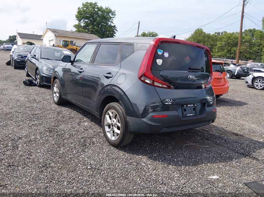 2021 Kia Soul VIN KNDJ23AU7M7767293 IAAI salvage auction — FRONT END, Salvage Title, sold $2,100 on 2026-07-28 (photo 3)