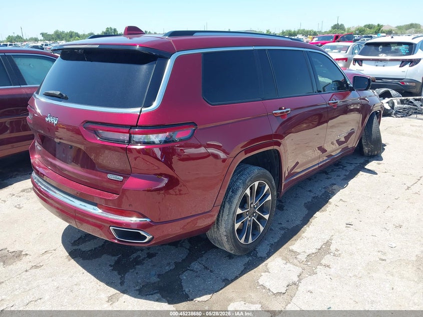 2021 Jeep Grand cherokee VIN 1C4RJKDG8M8132843 IAAI salvage auction — FRONT END, Salvage Title, sold $4,350 on 2026-07-18 (photo 4)