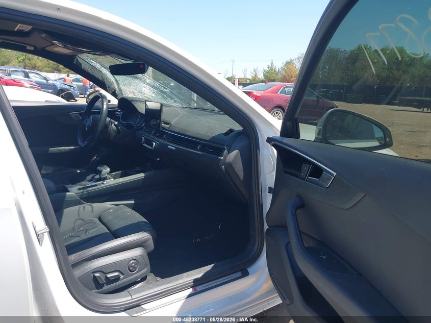 2020 Audi A4 VIN WAUDNAF47LA050621 IAAI salvage auction — FRONT END, Salvage Title, sold $9,700 on 2026-07-16 (photo 5)