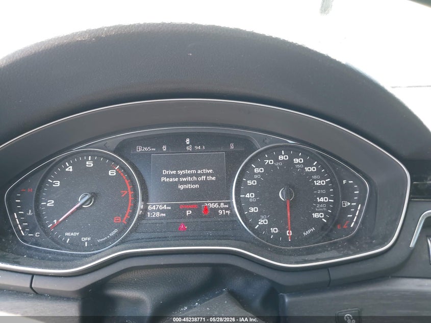 2020 Audi A4 VIN WAUDNAF47LA050621 IAAI salvage auction — FRONT END, Salvage Title, sold $9,700 on 2026-07-16 (photo 7)