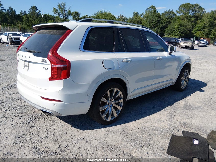 2017 Volvo Xc90 VIN YV4A22PK4H1135017 IAAI salvage auction — MECHANICAL, Salvage Title, sold $4,775 on 2026-07-14 (photo 4)