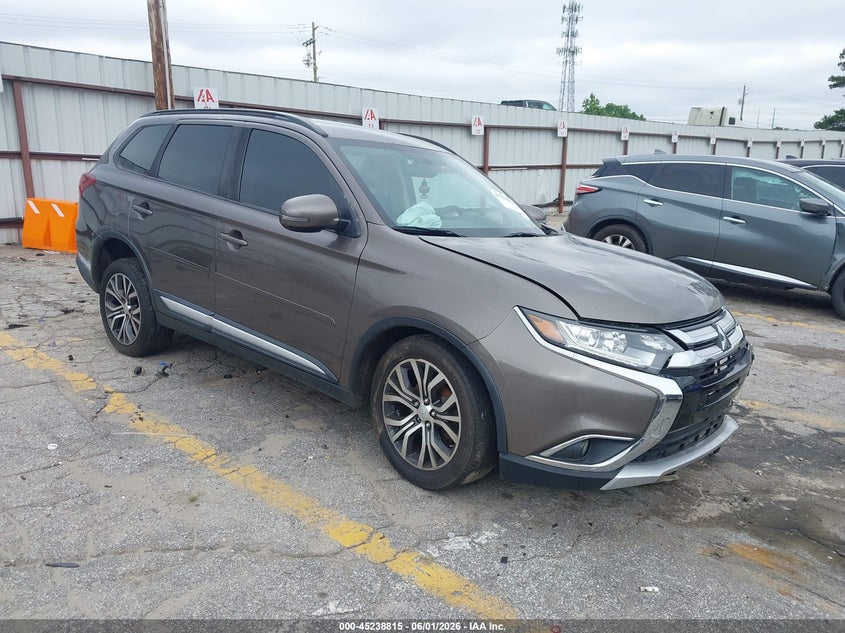 2016 Mitsubishi Outlander VIN JA4AZ3A39GZ055261 IAAI salvage auction — LEFT FRONT, Salvage Title, sold $1,300 on 2026-07-22 (photo 1)