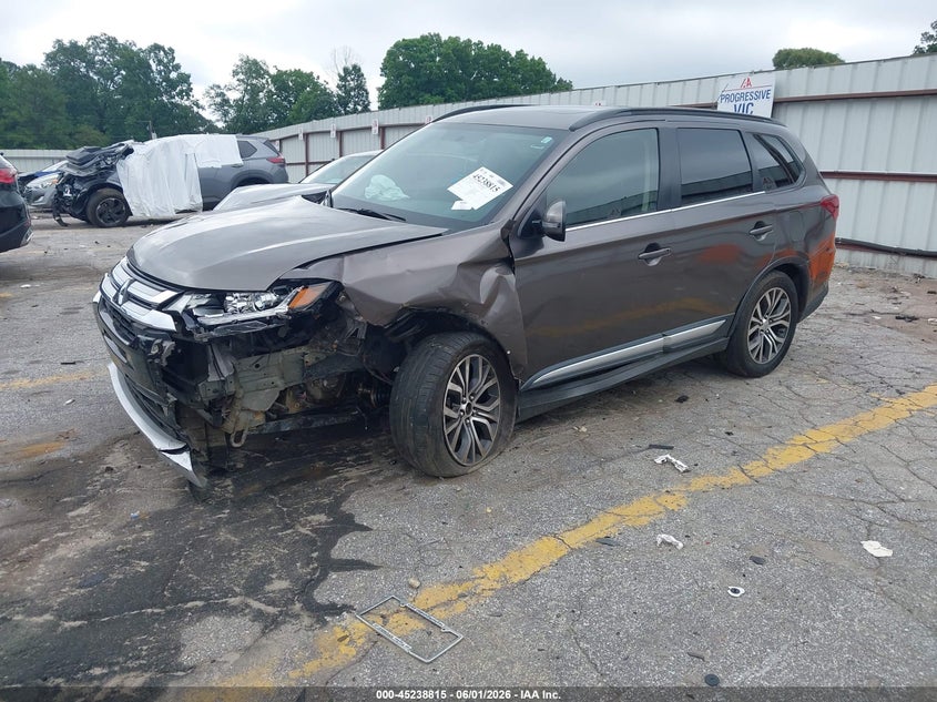 2016 Mitsubishi Outlander VIN JA4AZ3A39GZ055261 IAAI salvage auction — LEFT FRONT, Salvage Title, sold $1,300 on 2026-07-22 (photo 2)
