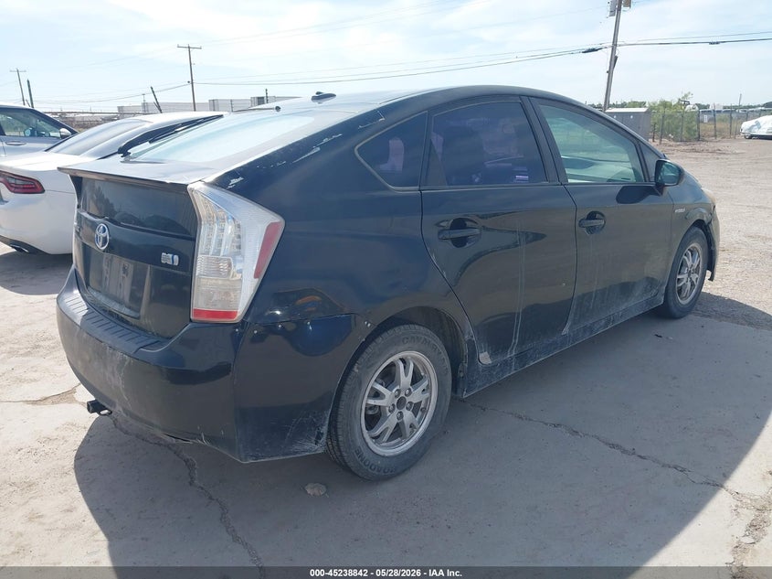 2010 Toyota Prius VIN JTDKN3DU8A0115312 IAAI salvage auction — NORMAL WEAR, Salvage (Texas), sold $650 on 2026-07-30 (photo 4)