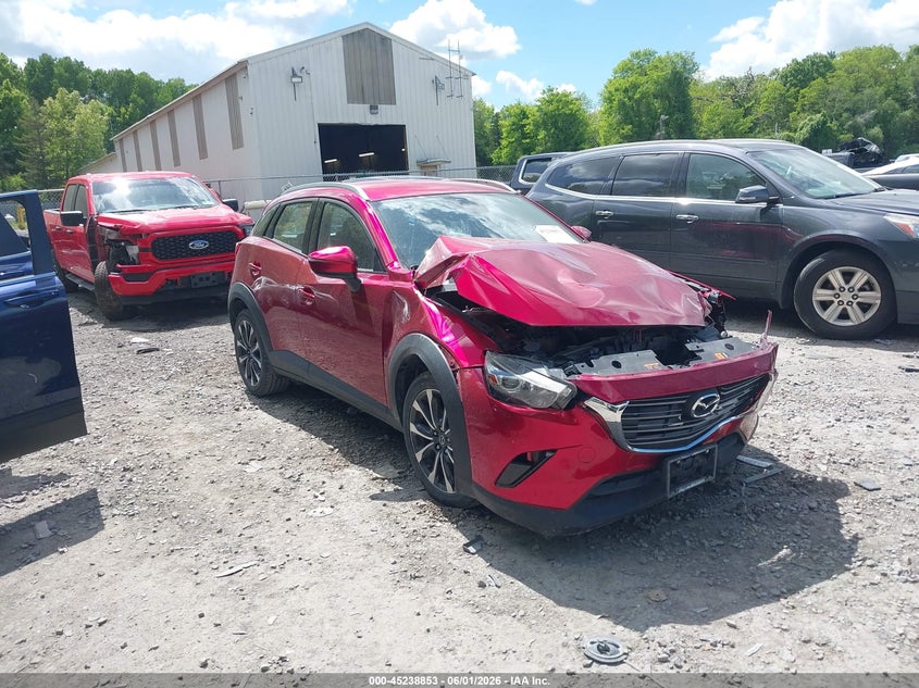 2019 Mazda Cx-3 VIN JM1DKFC73K0410382 IAAI salvage auction — FRONT END, Salvage Title, sold $1,900 on 2026-07-07 (photo 1)