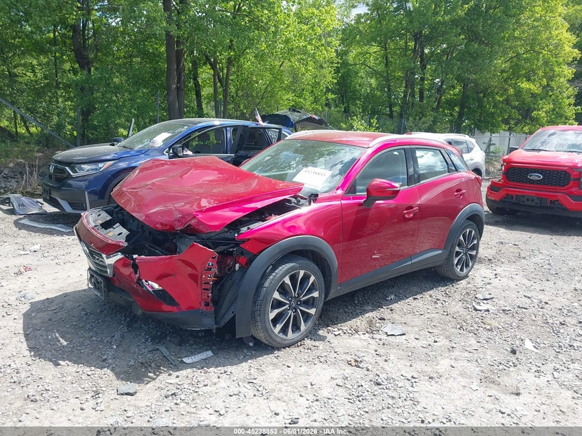 2019 Mazda Cx-3 VIN JM1DKFC73K0410382 IAAI salvage auction — FRONT END, Salvage Title, sold $1,900 on 2026-07-07 (photo 2)