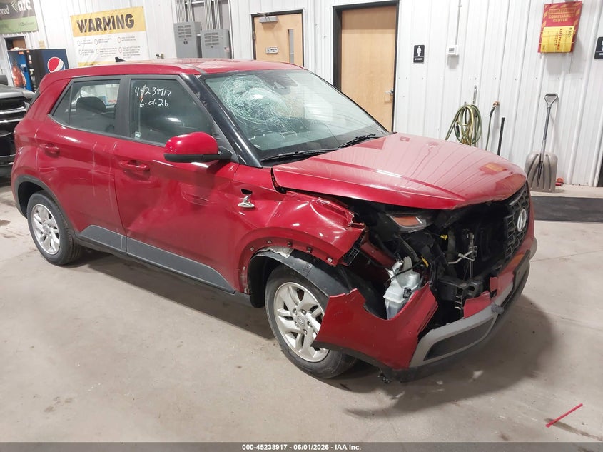 2021 Hyundai Venue VIN KMHRB8A30MU069788 IAAI salvage auction — FRONT END, Salvage (North Dakota), sold $1,500 on 2026-07-30 (photo 1)
