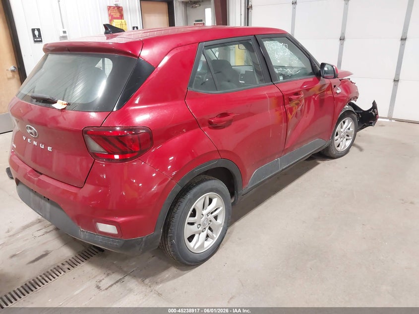 2021 Hyundai Venue VIN KMHRB8A30MU069788 IAAI salvage auction — FRONT END, Salvage (North Dakota), sold $1,500 on 2026-07-30 (photo 4)