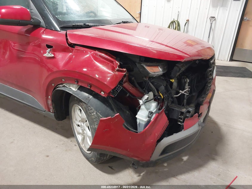 2021 Hyundai Venue VIN KMHRB8A30MU069788 IAAI salvage auction — FRONT END, Salvage (North Dakota), sold $1,500 on 2026-07-30 (photo 6)
