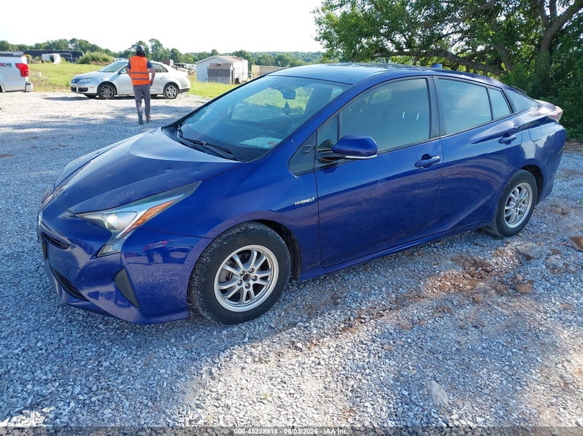 2016 Toyota Prius VIN JTDKARFU8G3521027 IAAI salvage auction — HAIL, Salvage Title, sold $2,700 on 2026-07-06 (photo 2)