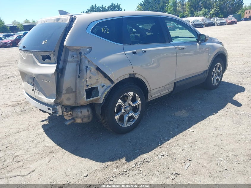 2018 Honda Cr-v VIN 2HKRW2H51JH666709 IAAI salvage auction — REAR END, Salvage (Rhode Island), sold $6,850 on 2026-07-30 (photo 4)