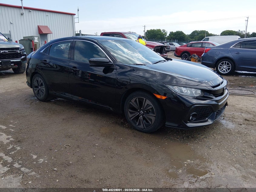 2018 Honda Civic VIN SHHFK7H54JU206940 IAAI salvage auction — HAIL, Salvage Title, sold $6,300 on 2026-07-17 (photo 1)