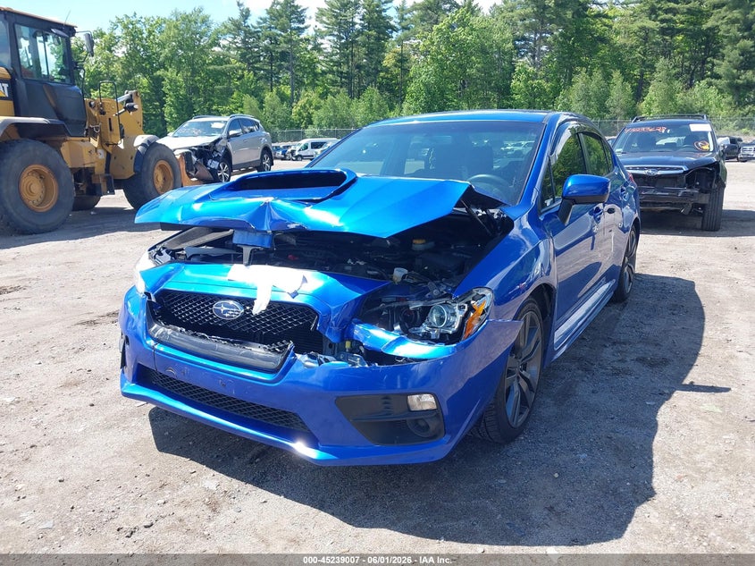 2017 Subaru Wrx VIN JF1VA1B62H9821978 IAAI salvage auction — FRONT END, Salvage (Massachusetts), sold $2,500 on 2026-07-31 (photo 6)