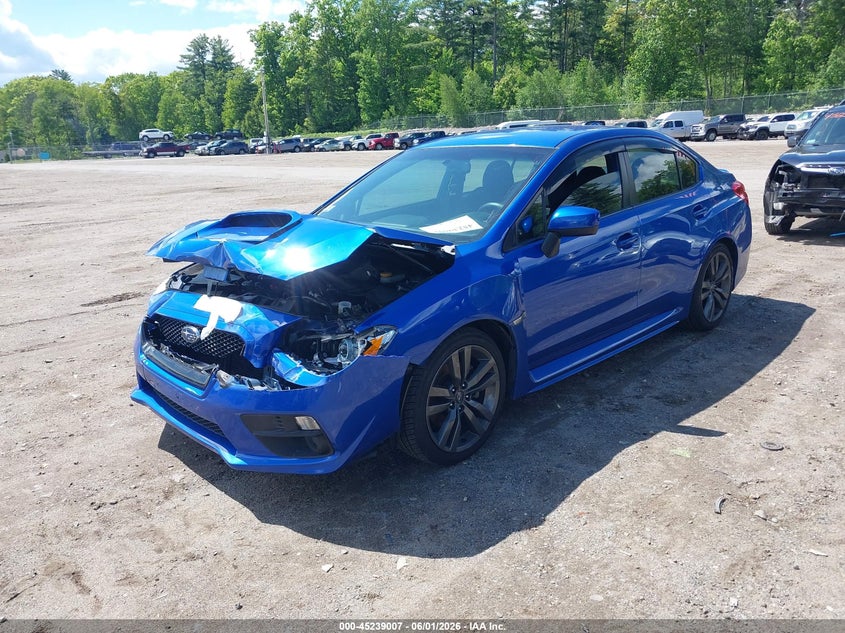 2017 Subaru Wrx VIN JF1VA1B62H9821978 IAAI salvage auction — FRONT END, Salvage (Massachusetts), sold $2,500 on 2026-07-31 (photo 2)