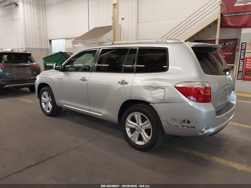 2010 Toyota Highlander VIN 5TDYK3EH1AS005509 IAAI salvage auction — LEFT REAR, Salvage (Oregon), sold $2,500 on 2026-07-23 (photo 3)