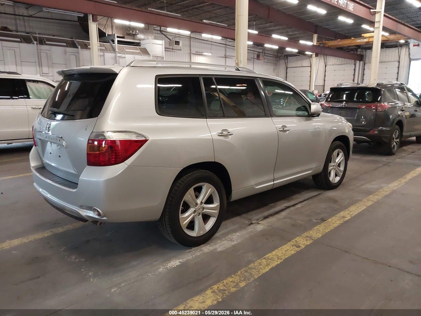 2010 Toyota Highlander VIN 5TDYK3EH1AS005509 IAAI salvage auction — LEFT REAR, Salvage (Oregon), sold $2,500 on 2026-07-23 (photo 4)