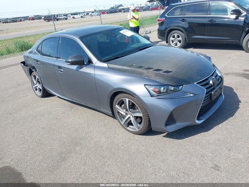 2018 Lexus Is VIN JTHC81D21J5030456 IAAI salvage auction — RIGHT REAR, Salvage Title, sold $5,450 on 2026-07-27 (photo 1)