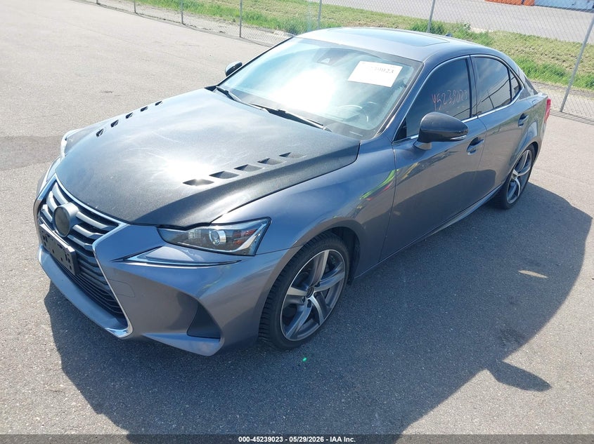2018 Lexus Is VIN JTHC81D21J5030456 IAAI salvage auction — RIGHT REAR, Salvage Title, sold $5,450 on 2026-07-29 (photo 2)