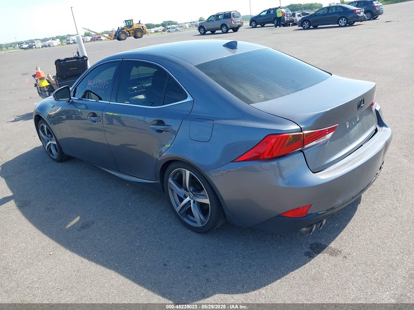 2018 Lexus Is VIN JTHC81D21J5030456 IAAI salvage auction — RIGHT REAR, Salvage Title, sold $5,450 on 2026-07-29 (photo 3)