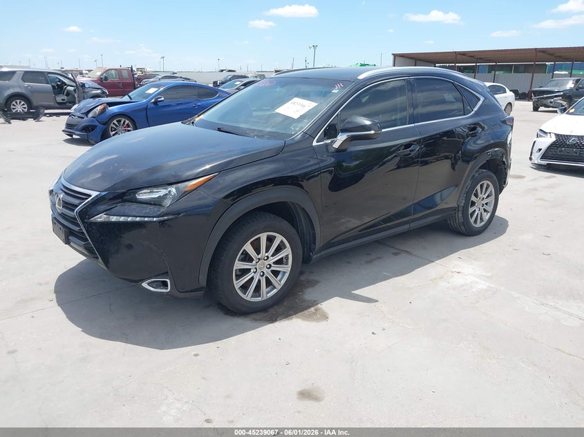 2017 Lexus Nx VIN JTJYARBZ0H2057456 IAAI salvage auction — REAR END, Salvage Title, sold $7,075 on 2026-07-22 (photo 2)