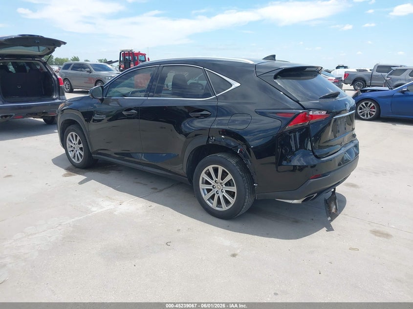 2017 Lexus Nx VIN JTJYARBZ0H2057456 IAAI salvage auction — REAR END, Salvage Title, sold $7,075 on 2026-07-22 (photo 3)