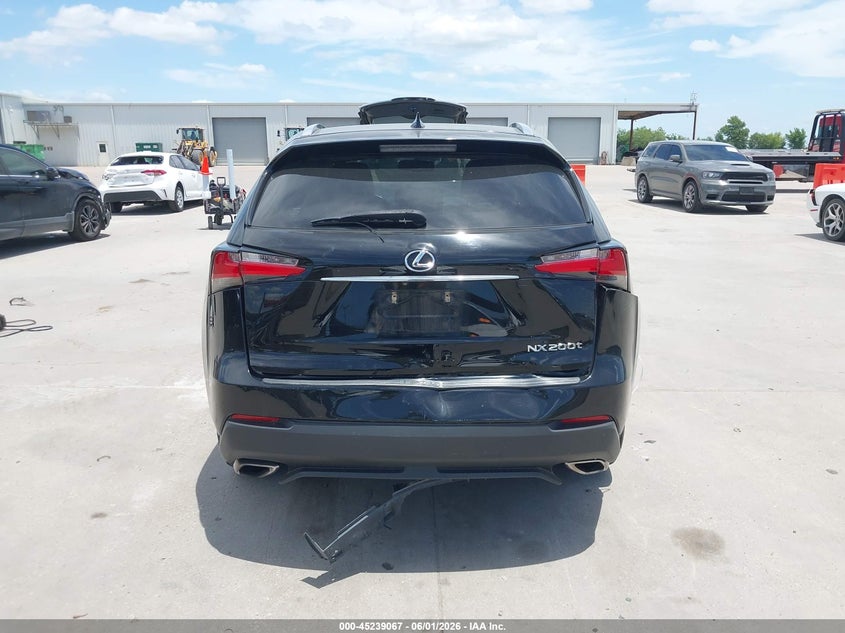 2017 Lexus Nx VIN JTJYARBZ0H2057456 IAAI salvage auction — REAR END, Salvage Title, sold $7,075 on 2026-07-22 (photo 6)