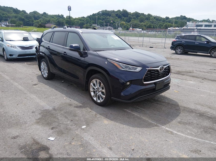 2022 Toyota Highlander VIN 5TDDZRBH6NS182676 IAAI salvage auction — RIGHT REAR, Salvage (Illinois), sold $18,050 on 2026-07-07 (photo 1)