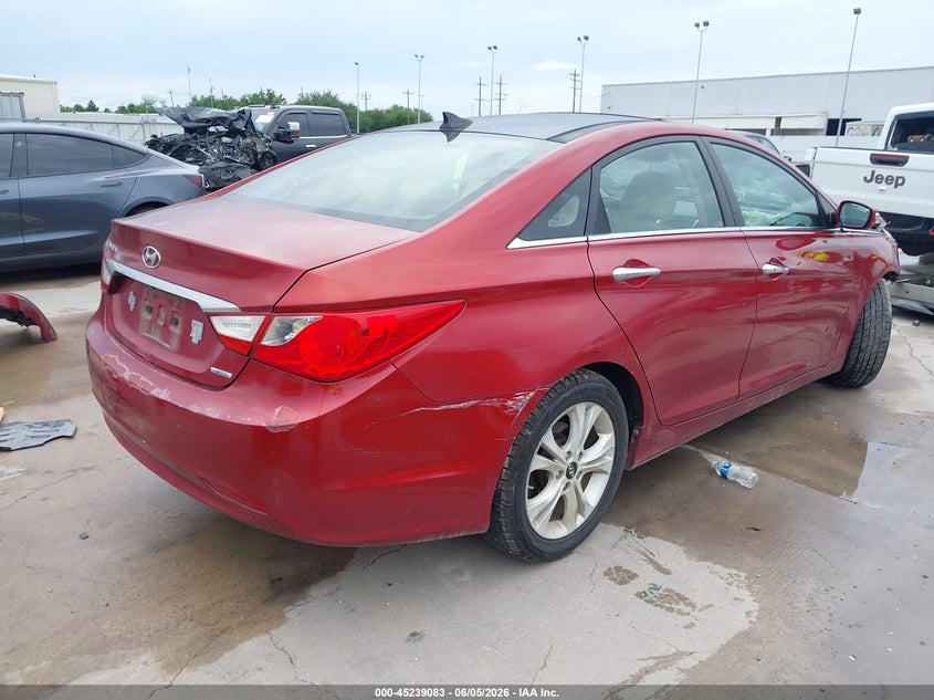 2013 Hyundai Sonata VIN 5NPEC4AC2DH593902 IAAI salvage auction — FRONT END, Salvage Title, sold $825 on 2026-07-09 (photo 4)