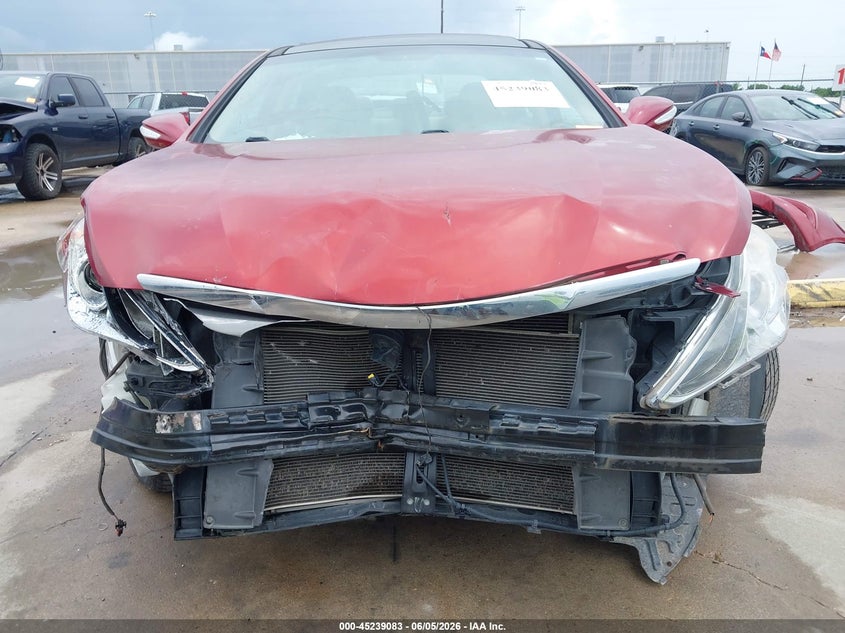 2013 Hyundai Sonata VIN 5NPEC4AC2DH593902 IAAI salvage auction — FRONT END, Salvage Title, sold $825 on 2026-07-09 (photo 6)