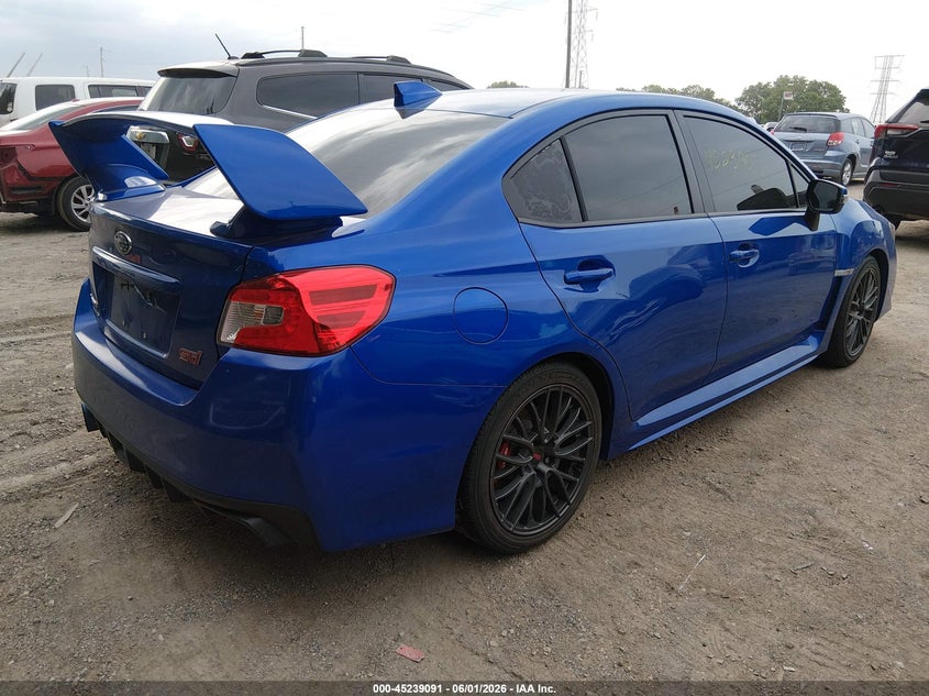 2017 Subaru Wrx sti VIN JF1VA2M6XH9831323 IAAI salvage auction — UNKNOWN, Salvage Title, sold $7,700 on 2026-07-15 (photo 4)