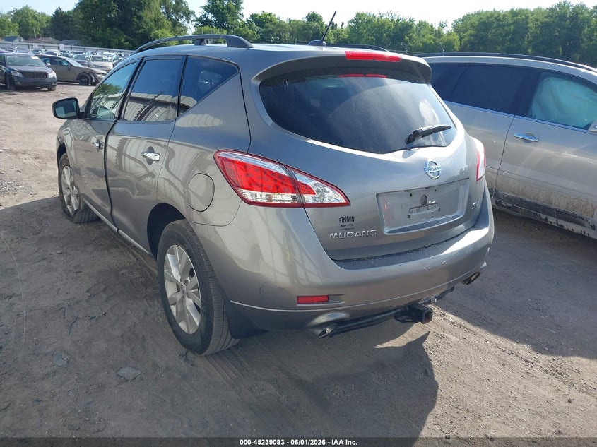 2012 Nissan Murano VIN JN8AZ1MU2CW102421 IAAI salvage auction — LEFT & RIGHT, Salvage Title, sold $400 on 2026-07-13 (photo 3)