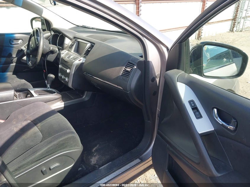 2012 Nissan Murano VIN JN8AZ1MU2CW102421 IAAI salvage auction — LEFT & RIGHT, Salvage Title, sold $400 on 2026-07-13 (photo 5)
