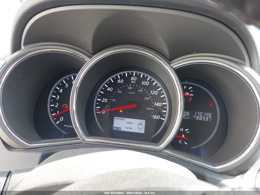 2012 Nissan Murano VIN JN8AZ1MU2CW102421 IAAI salvage auction — LEFT & RIGHT, Salvage Title, sold $400 on 2026-07-13 (photo 7)