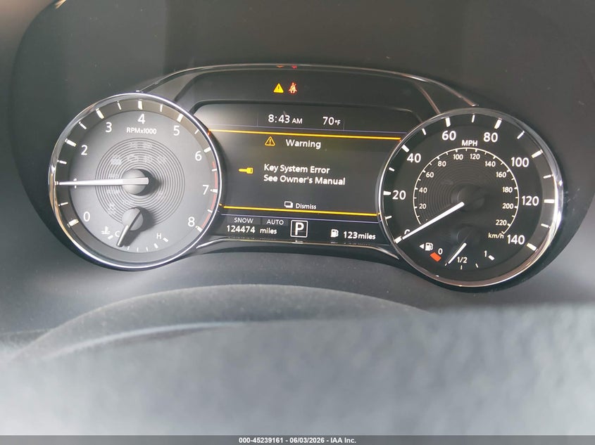 2021 Infiniti Qx80 VIN JN8AZ2AE6M9269108 IAAI salvage auction — FRONT & REAR, Salvage Title, sold $10,450 on 2026-07-07 (photo 7)