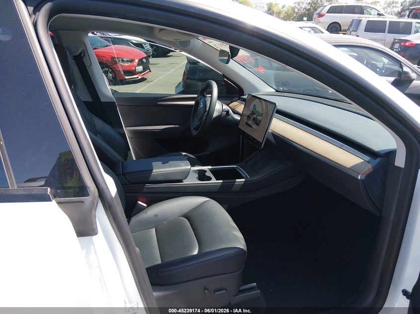 2023 Tesla Model y VIN 7SAYGDEE8PA025301 IAAI salvage auction — LEFT FRONT, Salvage (California), sold $9,325 on 2026-07-29 (photo 5)
