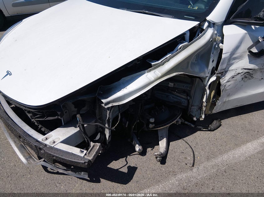 2023 Tesla Model y VIN 7SAYGDEE8PA025301 IAAI salvage auction — LEFT FRONT, Salvage (California), sold $9,325 on 2026-07-29 (photo 6)