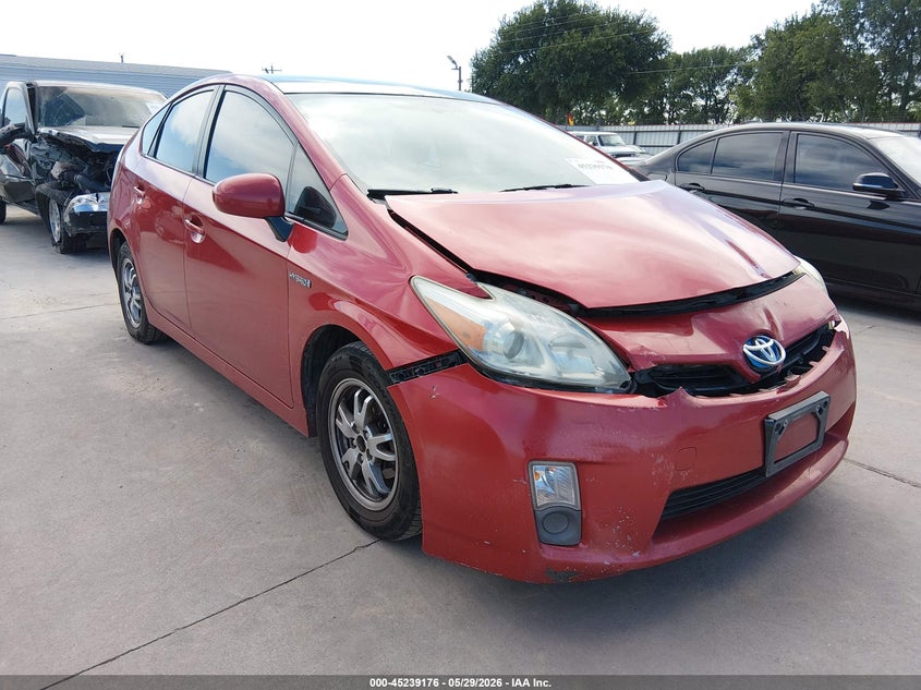 2010 Toyota Prius VIN JTDKN3DUXA0108720 IAAI salvage auction — FRONT END, Original (Texas), sold $1,000 on 2026-07-28 (photo 1)