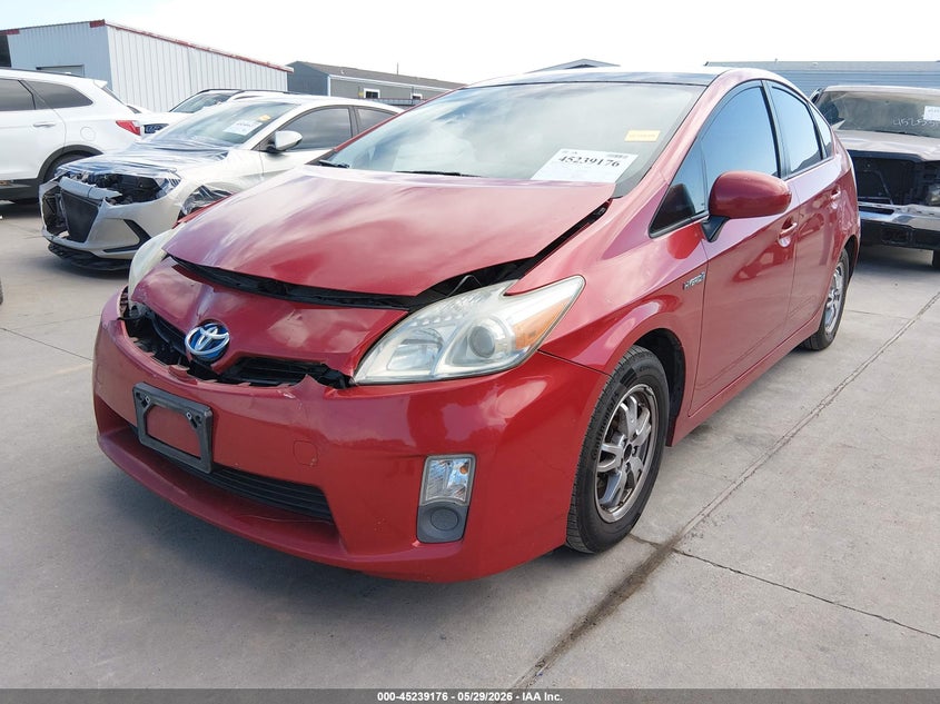 2010 Toyota Prius VIN JTDKN3DUXA0108720 IAAI salvage auction — FRONT END, Original (Texas), sold $1,000 on 2026-07-28 (photo 2)