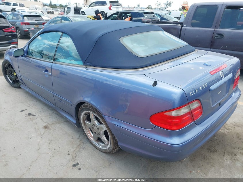 2002 Mercedes-benz Clk-class VIN WDBLK70G82T121078 IAAI salvage auction — LEFT FRONT, Salvage (California), sold $800 on 2026-07-15 (photo 3)