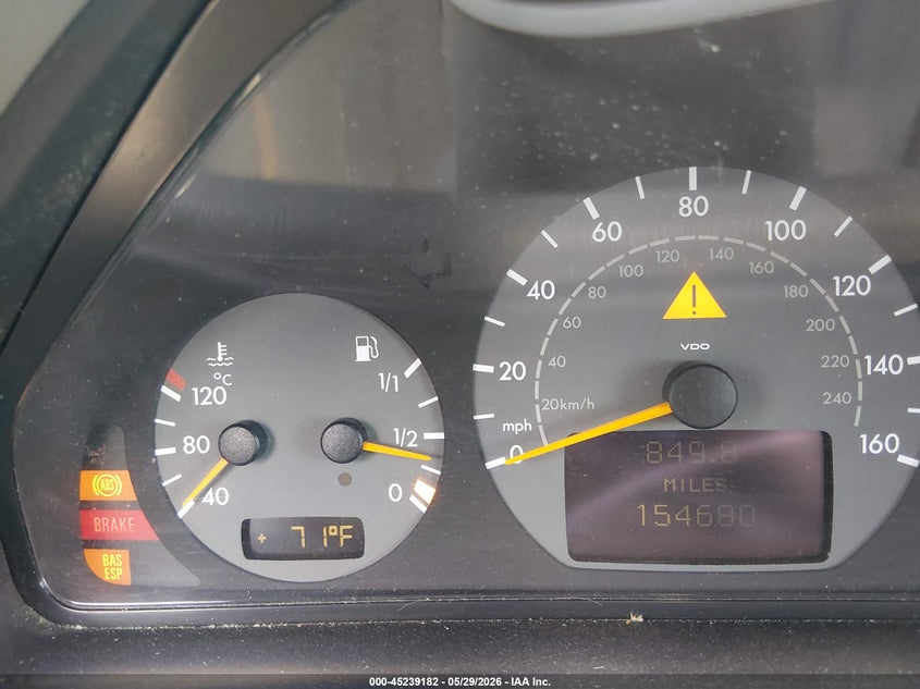 2002 Mercedes-benz Clk-class VIN WDBLK70G82T121078 IAAI salvage auction — LEFT FRONT, Salvage (California), sold $800 on 2026-07-15 (photo 7)