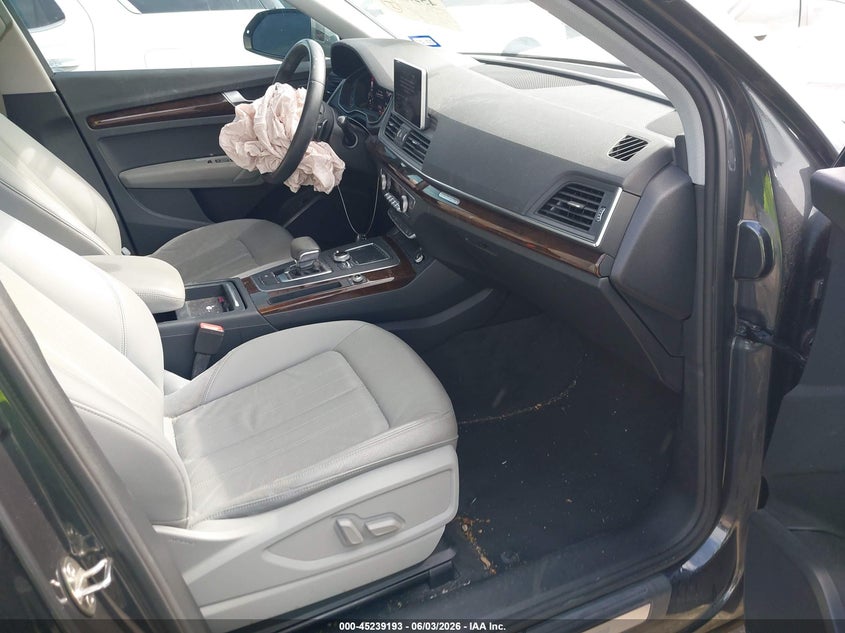 2018 Audi Q5 VIN WA1BNAFY9J2239365 IAAI salvage auction — FRONT END, Salvage (Texas), sold $3,750 on 2026-07-22 (photo 5)