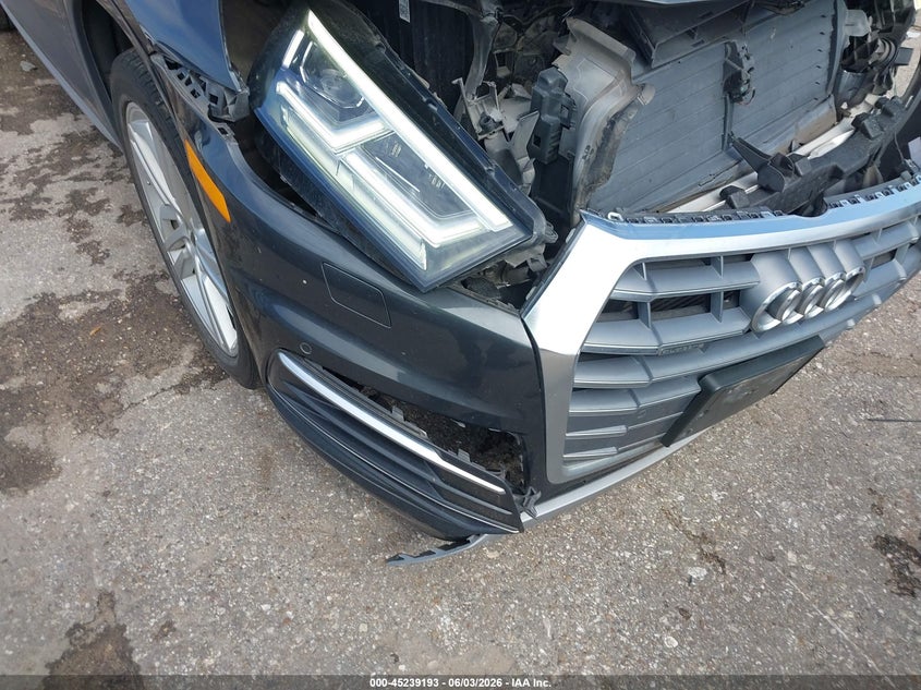 2018 Audi Q5 VIN WA1BNAFY9J2239365 IAAI salvage auction — FRONT END, Salvage (Texas), sold $3,750 on 2026-07-22 (photo 6)