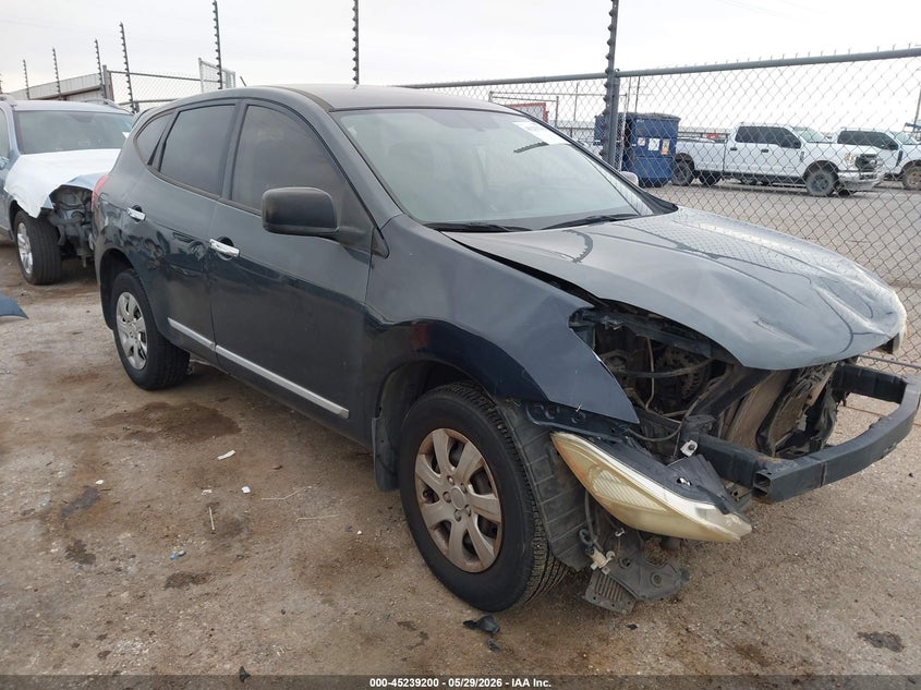 2013 Nissan Rogue VIN JN8AS5MT8DW535777 IAAI salvage auction — FRONT END, Salvage (Texas), sold $250 on 2026-07-14 (photo 1)