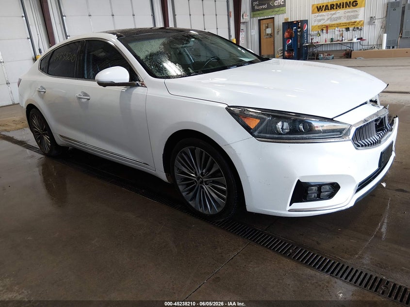 2017 Kia Cadenza VIN KNALC4J18H5070585 IAAI salvage auction — FRONT END, Salvage Title, sold $2,000 on 2026-07-23 (photo 1)