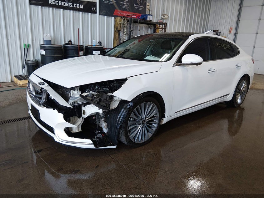 2017 Kia Cadenza VIN KNALC4J18H5070585 IAAI salvage auction — FRONT END, Salvage Title, sold $2,000 on 2026-07-23 (photo 2)