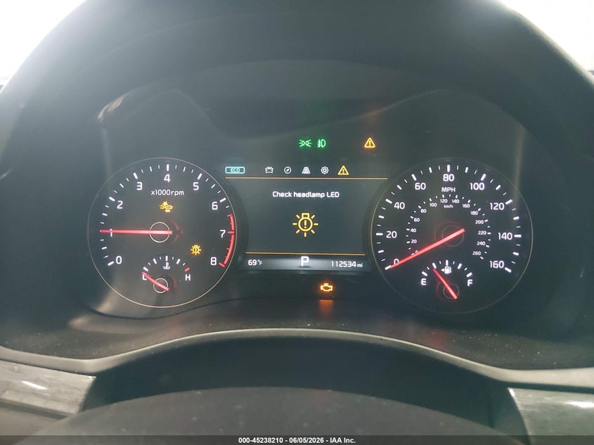 2017 Kia Cadenza VIN KNALC4J18H5070585 IAAI salvage auction — FRONT END, Salvage Title, sold $2,000 on 2026-07-23 (photo 7)